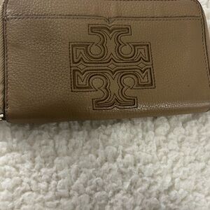 Tory Burch Tan Leather Wallet